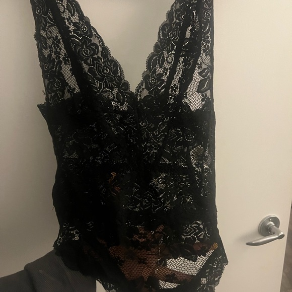 Black Lace Bodysuit - Picture 4 of 5